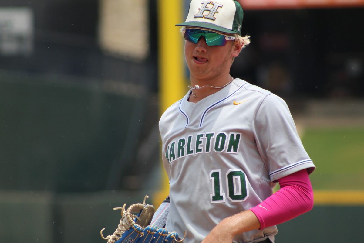 Harleton Shiner 2A UIL state championship Texas baseball playoffs 060823 Andrew McCulloch 68